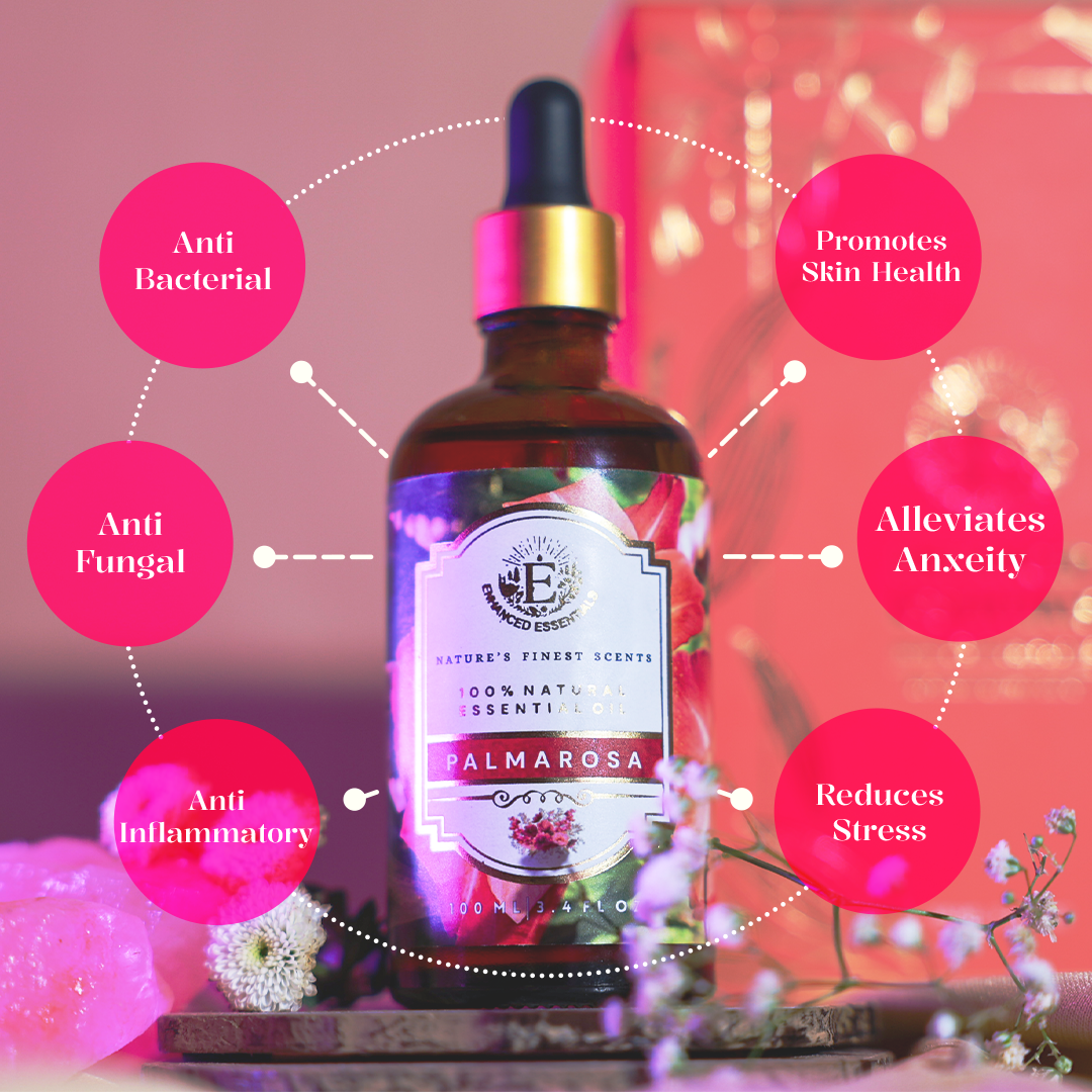 Palmarosa – 100% Natural Essential Oil (100 mL)