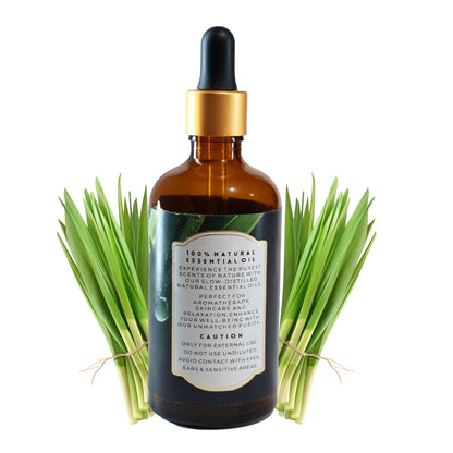 Lemongrass – 100% Natural Essential Oil (100 mL)